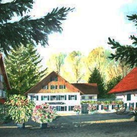 Hotel "Untere Muehle" Schwabmuhlhausen Exterior foto